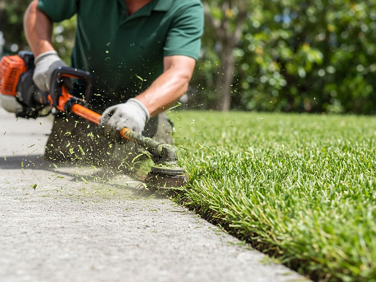 Edging & String Trimming in Houston